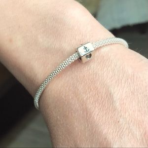 PANDORA ANCHOR CROSS HEART CHARM
